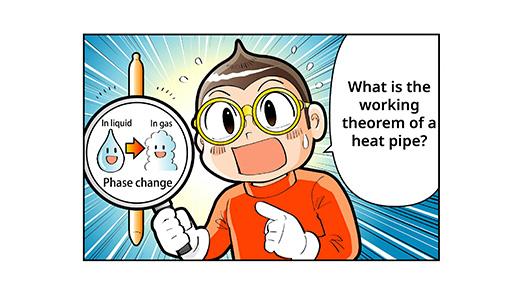 What is the working theorem ofa heat pipe
